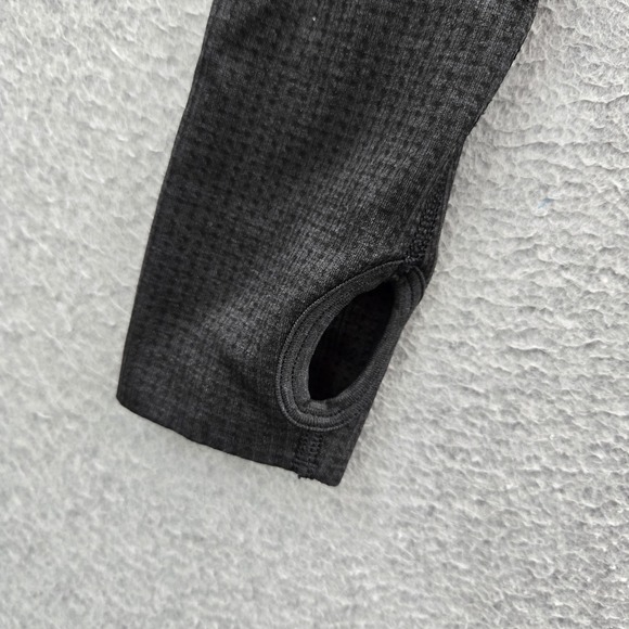 Gymshark Women Shirt M Black Vital Crop Top Activewear Crew Neck Pullover - Picture 4 of 9